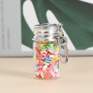 Keychain Small Bottle 7ml Small Glass Bottle Diy Wish Decoration Activity Graduation Bottle A9p0