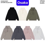 ÁO NỈ ÁO KHOÁC HOODIE BOXY THÊU ĐẮP VẢI WHOSE HOT TREND TEEN 2024 MÙA ĐÔNG - OSAKA FASHION