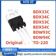 1-5PCS  100% NEW Imported BDX33C BDX34C BDX53C BDX54C BDX53 BDX33 BDX34 BDX54 TO-220 BDW93C BDW94C B