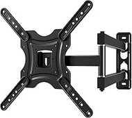 Full Motion TV Wall Mount for 26-55 inch Flat or Curved TVs up to 77 lbs,TV Bracket Wall Mount with