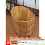 Get 7% coupon+ e Bath Bucket Children's round Bath Barrel Solid Wood Insulated Bathtub Household Woo