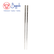 BUFFALO - 牛頭牌 27CM 316不銹鋼長圓頭筷子（2對裝）適合油炸和火鍋使用 (BFC005-02L)