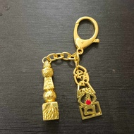 [Fortune Destiny] Feng Shui 5 Element Pagoda with Tree of Life Key Chain