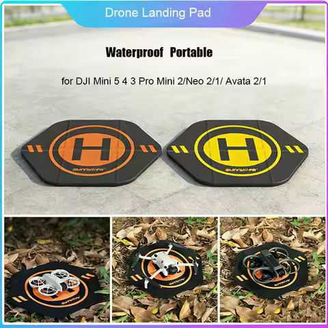 Foldable Landing Mat for DJI Mini 5 4 3 Pro Mini 2/Neo 2/1/ Avata 2/1 Drone Accessories Waterproof A