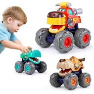 Hola Monster Trucks with Push-and-go Design