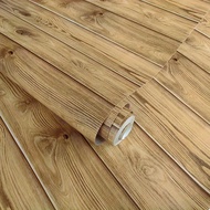 1 Roll Faux Wood Plank Wallpaper, PVC Vinyl Material, Self-Adhesive And Easy To Peel, Upgraded Thick