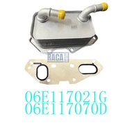 Engine Oil Cooler and Gasket For VW Touareg Audi A6 A7 A8 Q5 Q7 S4 S5 SQ5 3.0L 06E117021G 06E117021L