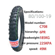 14 16 19 Inch Off-road motorcycle Tire Front 70/80/90/100-19 rear 90/100/90-16 motorcycle tire For S
