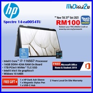 HP Spectre x360 Convertible 14-ea0054TU Intel 11th-Gen Core i7 Laptop (i7-1165G7/16GB/1TB SSD/W10 &amp; Office H&amp;S)