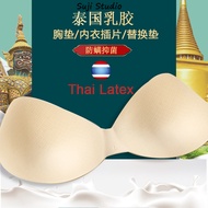 [Suji Studio]High quality-Thai latex cotton breast pad,bra insert pad,bra replacement pad,sports/vest/wrap chest available, women soft and breathable sponge pad
