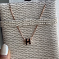 Hermes mini pop H 黑玫瑰金 noir rose gold