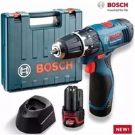 Bor Cordless Bosch 12V Gsb 120 2Baterai