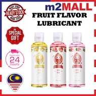 [m2MALL] JIUAI 200ml Water-Based Fruit Flavor Banana Strawberry Honey Peach Clear Odorless Premium Quality And Silky Smooth Massage Smooth Lubricant Gel Lube Long Lasting LC-16 润滑剂 [Lube Series]