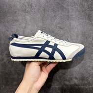 Onitsuka Tiger Mexico 66 Retro Sneakers Top Layer Nepa Fine Grain Leather Low-Top Shock Absorption A