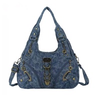 Angel Kiss Bag Female One-Shoulder Armpit Pattern Girl Gothic Y2K Fashion Niche Bag