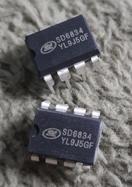 1ชิ้น SD6834 ไอซีภาคจ่ายไฟสวิทชิ่ง /ตู้เชื่อม DIP 8