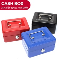 LTH DingLi DL9001 // DL9002 Cash Box Metal Steel Case Petty Cash Storage Safe Cash Box 6" // 8" Size