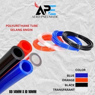 14MM PU HOSE - POLYURETHANE TUBE OD 14MM X ID 10MM X 1 METER - 14X10 METTERAN AIR HOSE