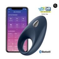 Satisfyer - Mighty One Ring App-Controlled Bluetooth Cock Ring (Blue)
