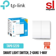 TP-LINK Tapo S220 Smart Light Switch, 2-Gang 1-Way