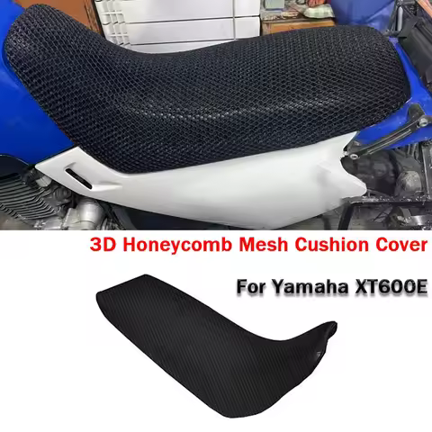 XT600E 3D Honeycomb Mesh Cushion Cover For Yamaha xt600e xt600 e Motorcycle Accessories Seat Protect