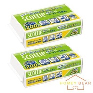 多用途強韌抹布紙巾（200組）x 2（平行進口）