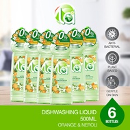 La Nature Bio-degradable Dishwashing Liquid 500ml x 6 Bottles