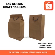 Kraft Paper Bag 15x8x25 (12pcs)