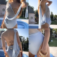 try yorata l Drape pants bikini bottom