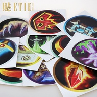 World of Warcraft BUFF Car Sticker Fuel Tank Cap Car Sticker WOW Nostalgic Tribe Icon Skill Sticker 