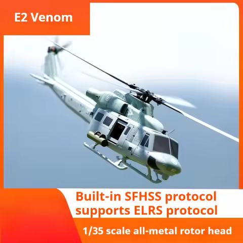 Goosky E2 Model Airplane 3d Stunt Huey Remote-Controlled Helicopter Uh-Iy Venom Helicopter Boy'S Bir