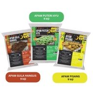 Kuih Frozen -NZ Food Frozen -Apam Pisang  Frozen | Apam Gula Hangus Frozen | Puteri Ayu Frozen(9biji