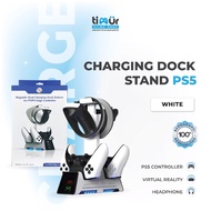 Magnetic Dual Charging Dock Station Stand Stick Controller PS5 DualSense Edge With LED Indicator + V
