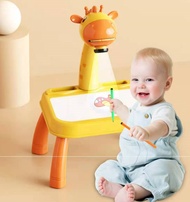 Kids Projector Drawing Board Light Art Drawing Table Wit Music Toy Set For Kids Learning Education T