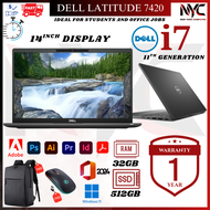 Dell Latitude 7320 i5 11th Gen 16GB 512GB Touch 2-in-1 & 7270 i7 6th Gen 8GB 256GB Business Laptop