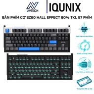 IQUNIX EZ80 Hall Effect 80% TKL Mechanical Keyboard 87 Keys, Rapid Trigger 0.005mm, Polling Rate 800