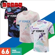 New Yonex Badminton Jersey Breathable Short Sleeve Top Women's Quick Drying Comfortable Competition 
