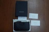 Gucci 真皮 GG 壓紋 零錢包 鑰匙包 卡夾 公司貨 全新未使用品 義大利製 附購買證明