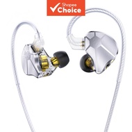 CCZ BC04 Bass Wired Headphone Custom High Frequency BA IEM Headphone Stereo Sound IEM Earbuds Earpho
