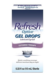 ▶$1 Shop Coupon◀  Refresh Optive Gel Drops Lubricant Eye Gel For Dry Eyes, 0.33 Oz Sterile