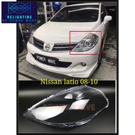 NISSAN LATIO 2008-2010 HEADLAMP COVER HEADLAMP LENS HEADLAMP CASING (HARGA SEPASANG)
