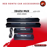 ISUZU MUX 2021-2024 Side Step Sill / Door Sill Plate with LED, exterior car accessories, car