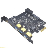 Doublebuy Next-Gen Type-C USB 3 2 Gen1 PCI-E Board with 5-Port Hub and Internal Connector - Expand Y