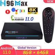 H96 MAX RK3566 Smart TV Box 11 8GB RAM 64GB 1080P 4K 8K 2.4G/5G Wifi 1000M Google Play Youtube H96max TVBOX Media Player