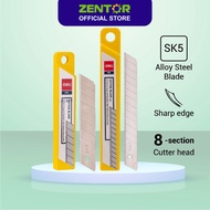 Deli Utility Cutter Knife Refill Snap Blade 8 Snaps/13 Snaps Refill for Small SDI Cutter (10pcs/box)