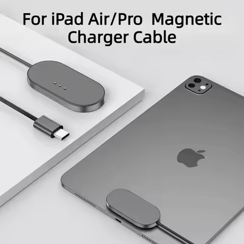 Magnetic Wireless Charger Cable for iPad Pro/Air 18W 35W USB-C Fast Charge Cable for iPad Pro Air Ba