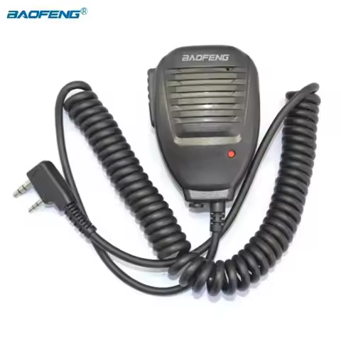 Baofeng Shoulder Speaker Mic Microphone for Baofeng Walkie Talkie UV 5R 82 888S S9 PLUS 13 16 Pro, Q