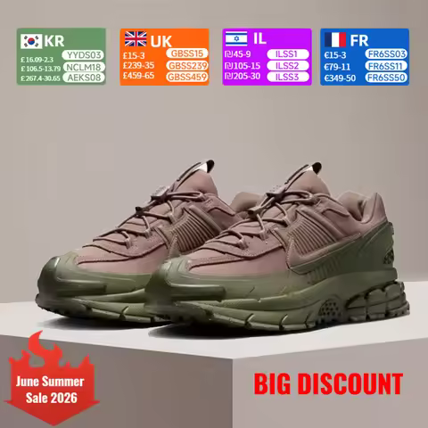 Nike Zoom Vomero 5 Roam Lightweight, Durable, Slip-Resistant Cushioned Low-Top Casual Running Shoes 