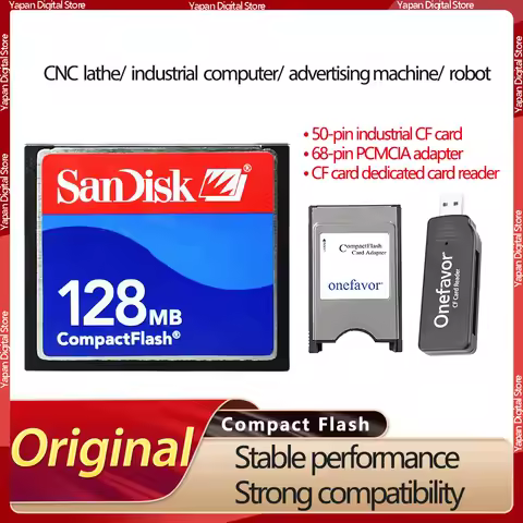 SanDisk CompactFlash 128MB 64MB CF Cards Cameras Memory Cards Industrial Compact Flash for Frank, Fa