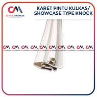 Gasket Karet Pintu Showcase Kulkas 2 pintu Knock Tusuk merk Polytron Freezer non Magnet Meter